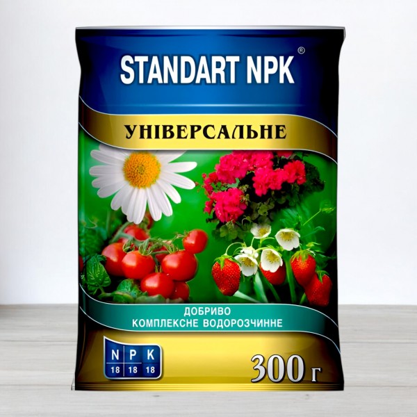 Стандарт NPK універсальне добриво, 300г.